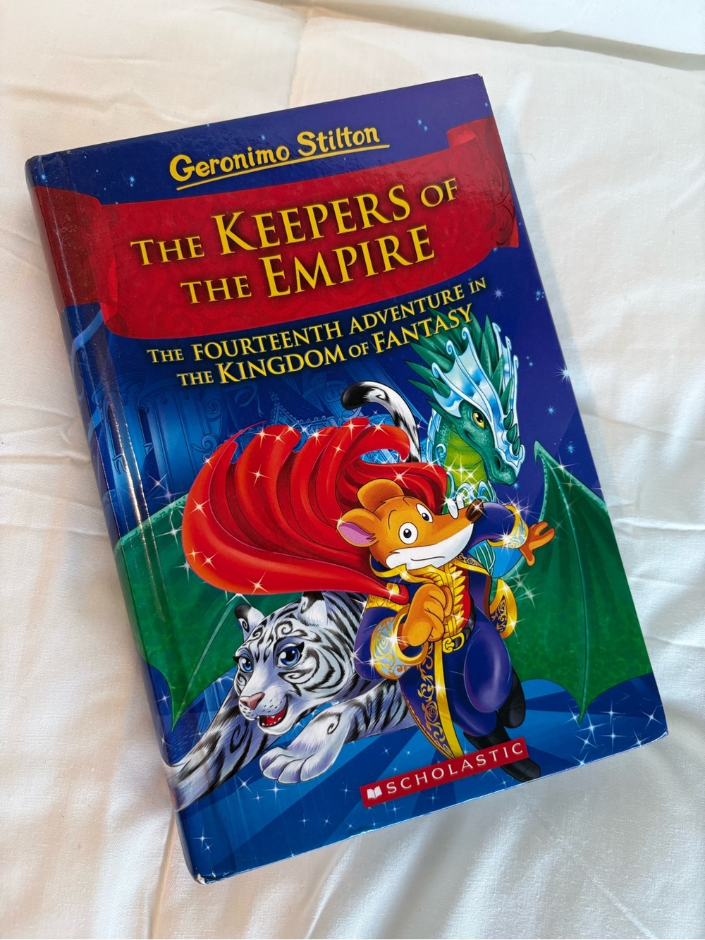 The Keepers of the Empire Book By- Geronimo Stilton. Hardcover.